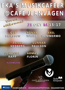 Musikcaféaffisch 21 oktober 2015